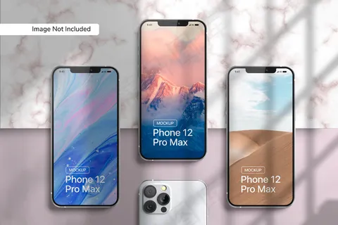 智能手机12 pro max实体模型样机