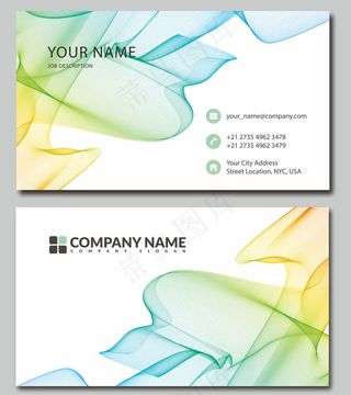 时尚大气创意名片设计