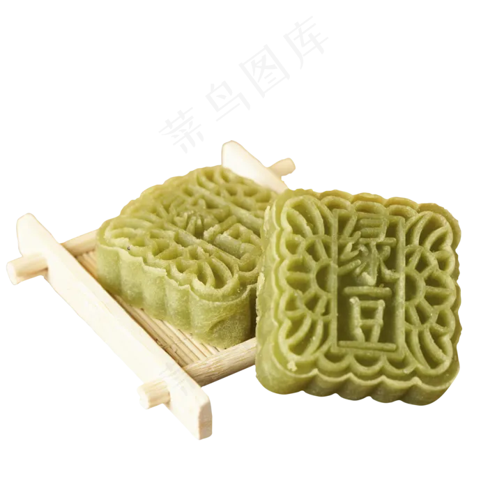 中秋节绿豆月饼免抠(2000X2000(DPI:300))psd模版下载
