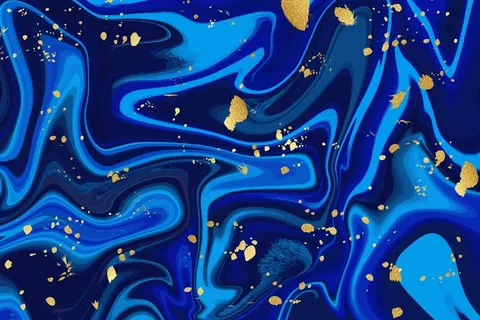 液体大理石背景金飞溅