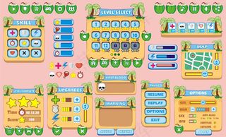 面向手机app移动应用的平台游戏用户界面