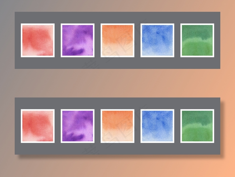 抽象水彩纹理背景集
