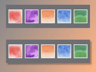 抽象水彩纹理背景集