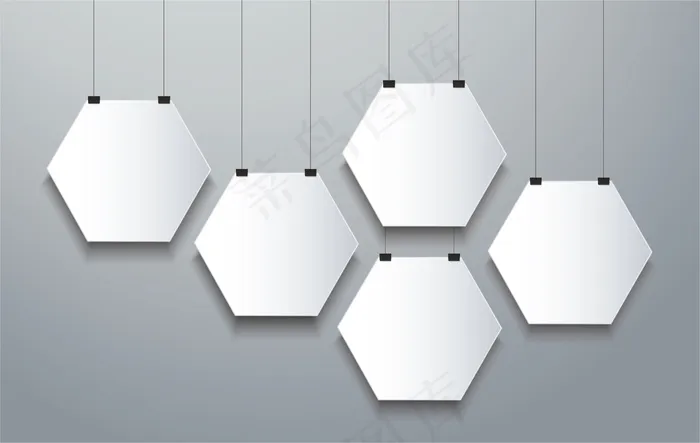 六边形框架背景eps,ai矢量模版下载