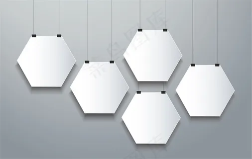 六边形框架背景