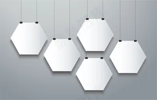 六边形框架背景