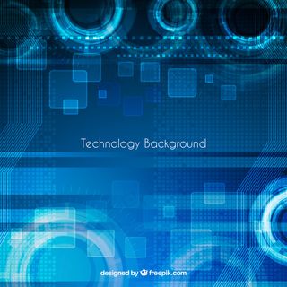 抽象形状的蓝色背景技术