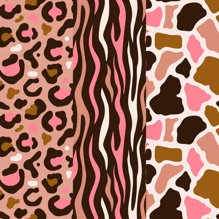 现代动物印花图案系列