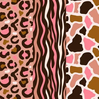 现代动物印花图案系列