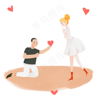 七夕节接受爱意素材