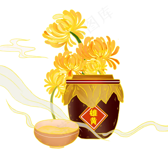 国潮风重阳节(2000X2000(DPI:300))psd模版下载