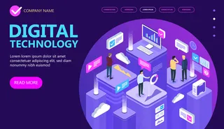 数字技术的概念。