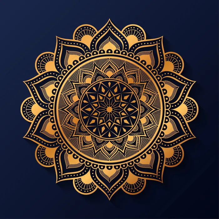 豪华蔓藤曼荼罗eps,ai矢量模版下载