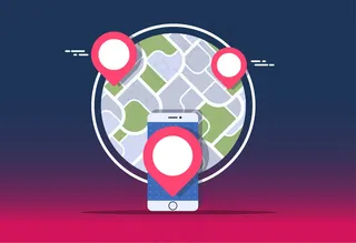 Gps导航仪，模拟地图上的梯度。