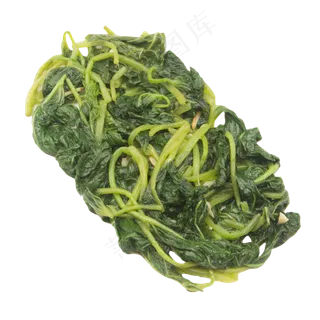 绿色煮熟菠菜 绿色煮熟菠菜