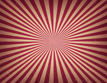 马戏团或狂欢节的漩涡条纹模板。老质感复古影院标志背景