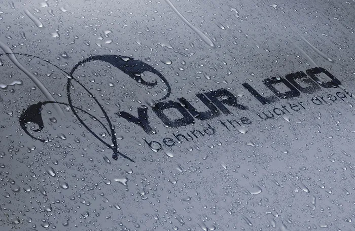 logo样机标志样机智能贴图psd模版下载