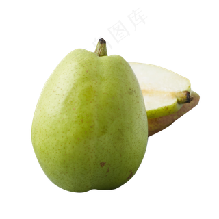 新鲜的梨子免抠图