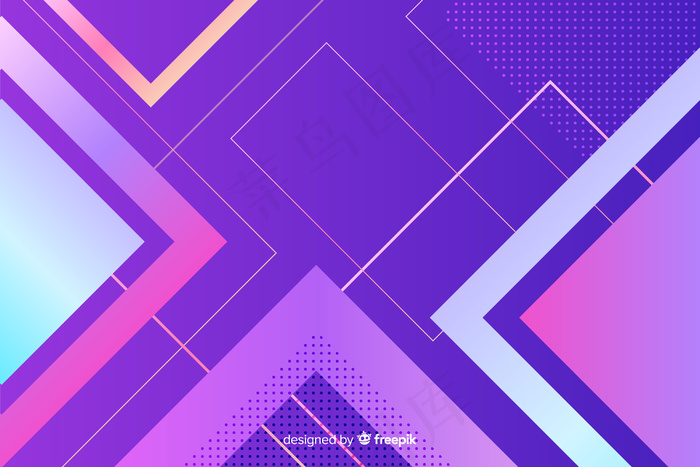 彩色背景和几何图形eps,ai矢量模版下载