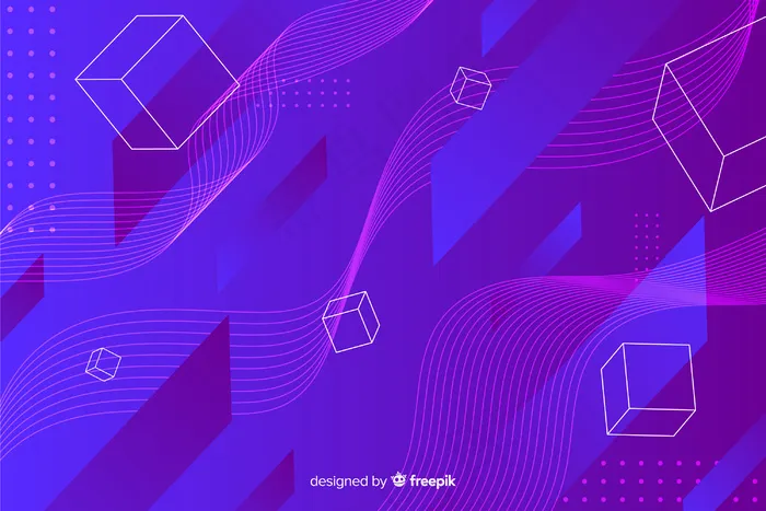 数字几何图形背景eps,ai矢量模版下载