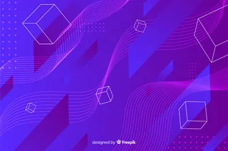 数字几何图形背景