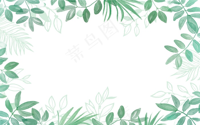 花卉水彩背景eps,ai矢量模版下载