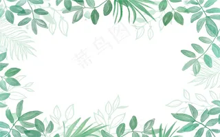 花卉水彩背景