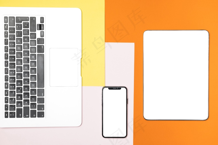 平板电脑和手机模型样机psd模版下载