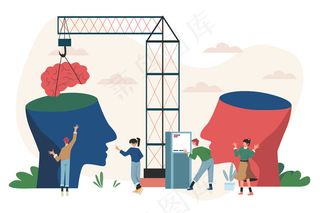 社交两个大头分享思想和想法