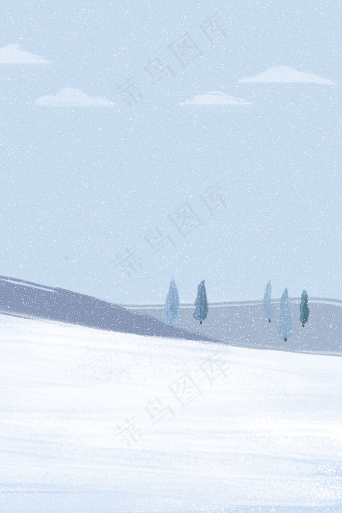 十二月你好冬季psd分层banner(3545*5315px 	      )psd模版下载
