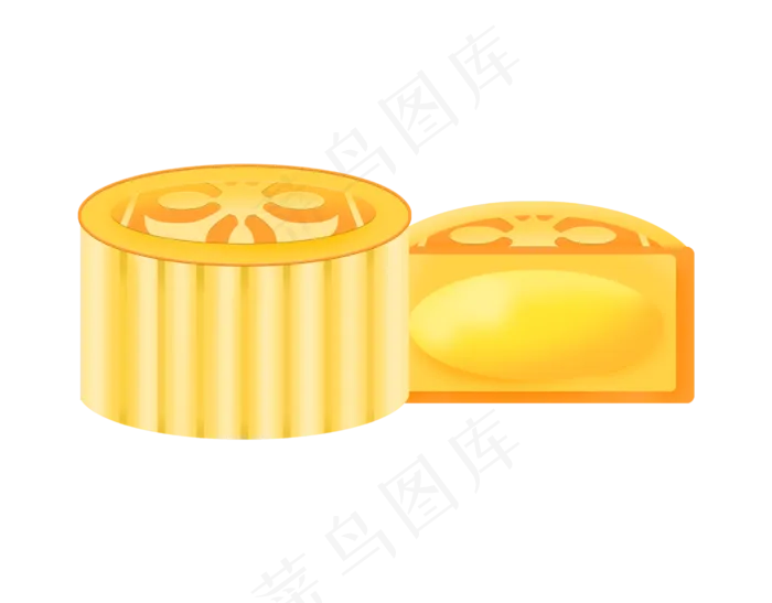 黄色美味月饼(2815X2200(DPI:300))psd模版下载