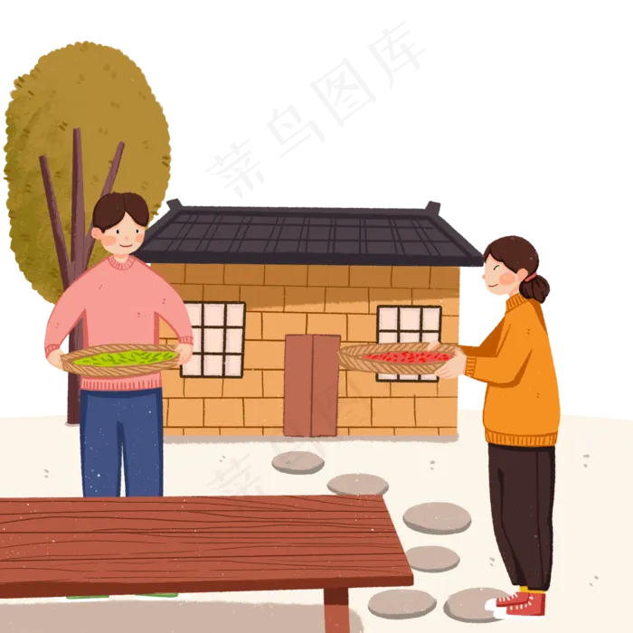 重阳节吃美食(2000X2000(DPI:300))psd模版下载