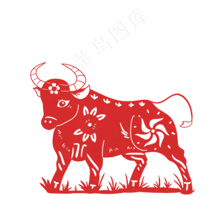 2021牛年剪纸