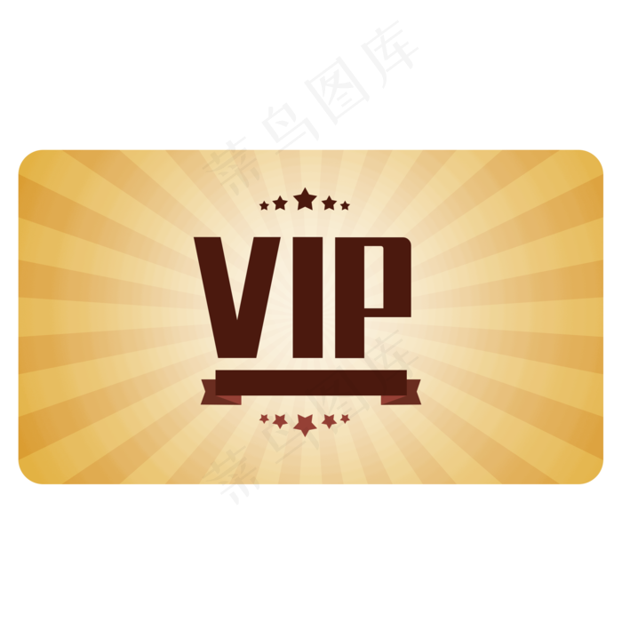 扁平化VIP会员卡(2000X2000(DPI:300))psd模版下载