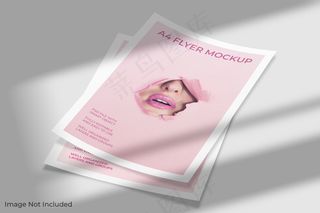 A4宣传单,DM传单小册子模型样机