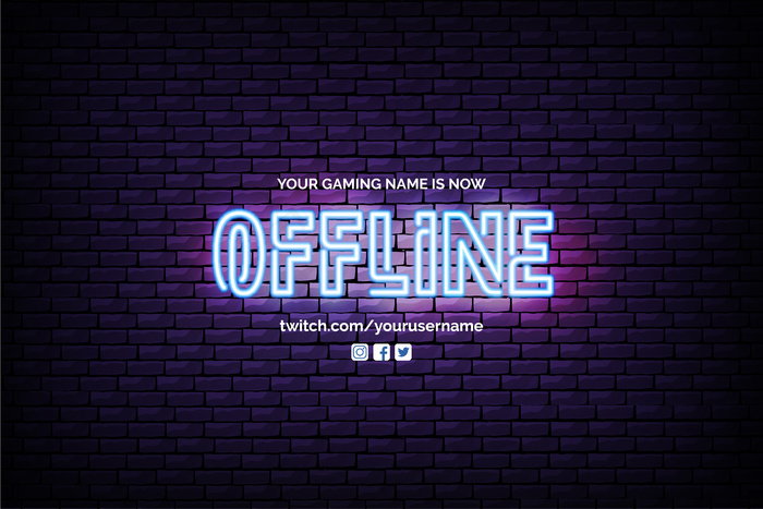 目前离线抽搐横幅banner与霓虹灯设计