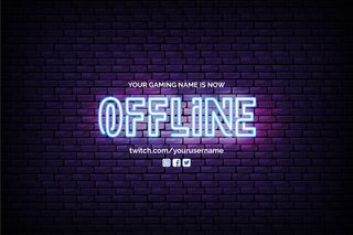 目前离线抽搐横幅banner与霓虹灯设计