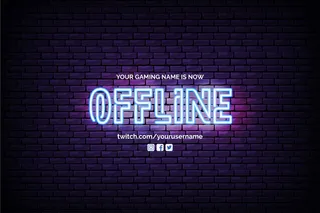 目前离线抽搐横幅banner与霓虹灯设计