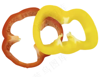 蔬菜切片彩椒甜椒