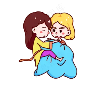 情人节可爱情侣睡觉觉