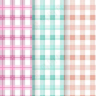 粉彩方格图案系列
