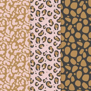 现代动物印花图案