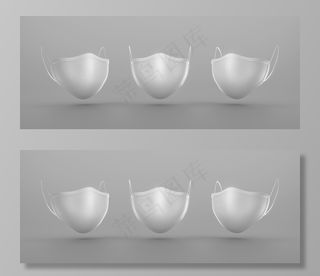 防护面罩模型样机正面图