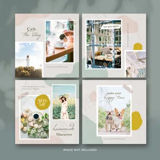 咖啡馆贴纸集锦