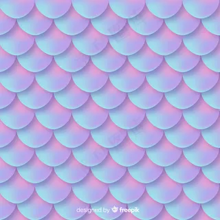 全息美人鱼尾装饰背景