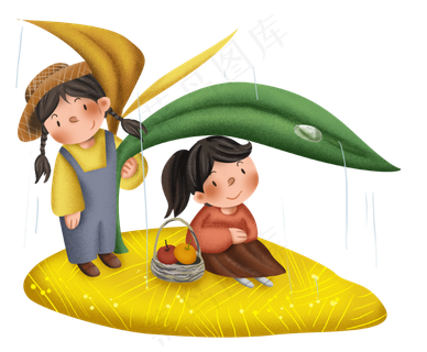 秋分摘苹果的女孩