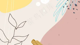 抽象柔和的孟菲斯图案背景