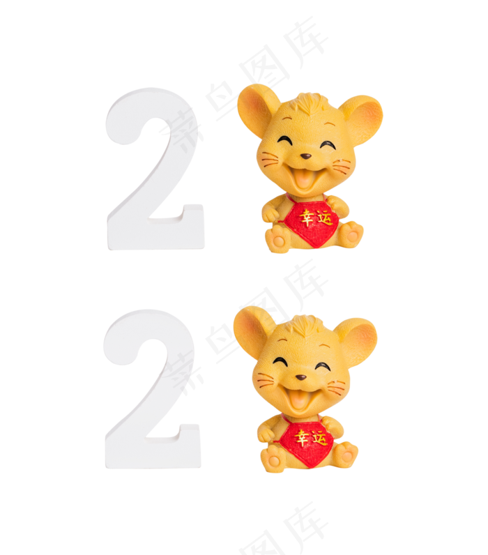 2020金鼠海报摄影图片