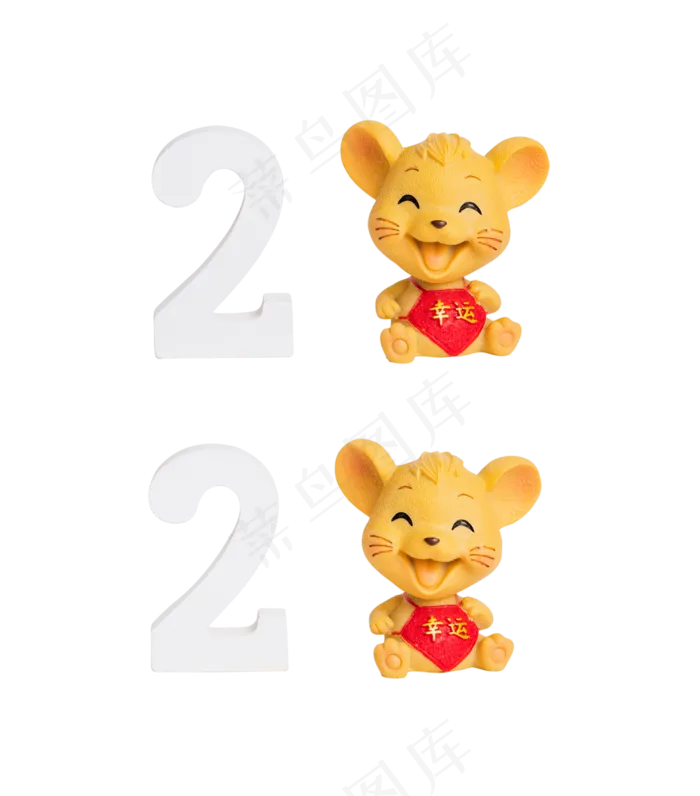 2020金鼠海报摄影图片(3500X3500(DPI:300))