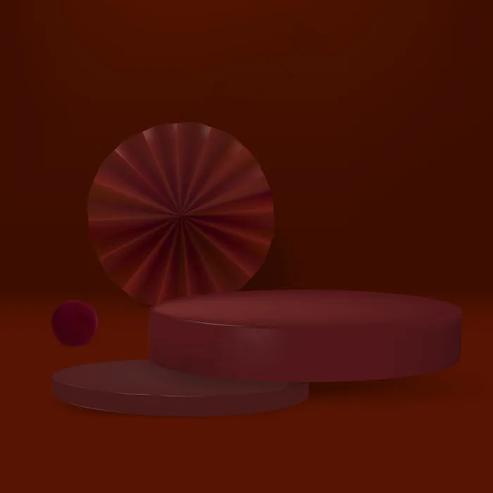 3d 现代产品背景 psd 与红色讲台psd模版下载